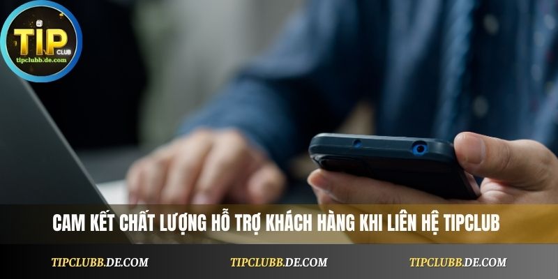 Cam kết tipclub về chất lượng dịch vụ khi liên hệ
