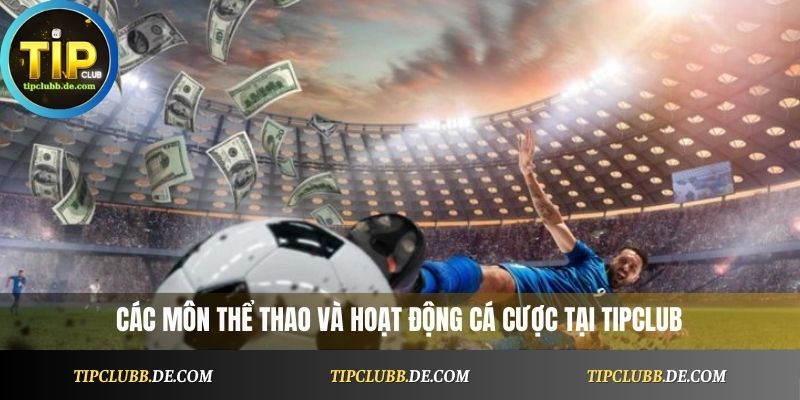 các môn thể thao và hoạt động cá cược tại Tipclub